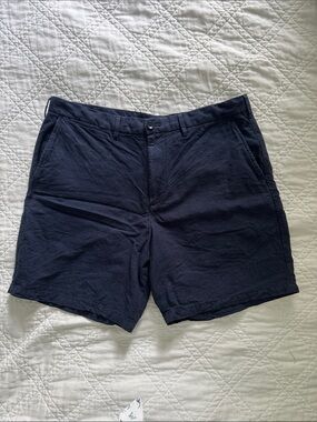 Men’s GAP navy linen/cotton shorts
